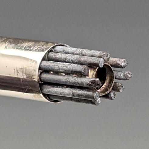 1983 英國 Yard O' 紅色純銀自動鉛筆(附盒子)